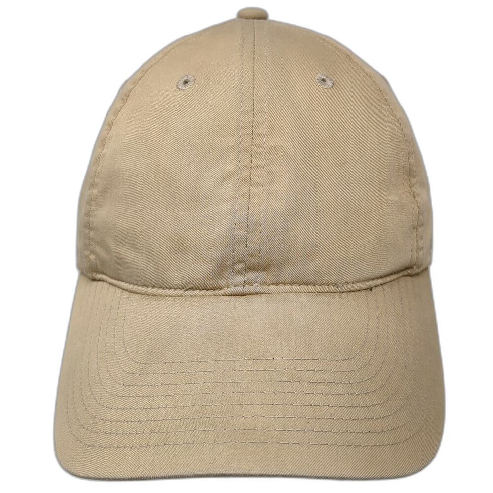 Nike Golf Baseball Cap Beige OSFM Kawneer Embroidered Slideback Strapback Hat